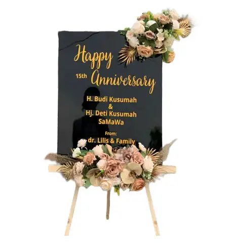 Papan Bunga Akrilik Tegalpanjang