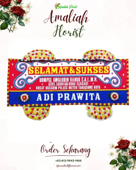 Papan Bunga Ucapan Selamat Tegalpanjang